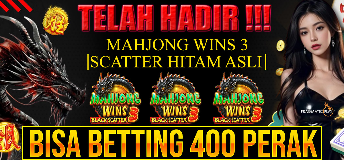 Mahjong Wins 3 Scatter Hitam Hadiah Jackpot Terbesar